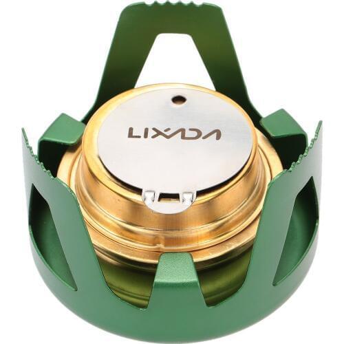 High Quality Portable Ultra-Light Spirit Burners Copper Alloy Alcohol Stove Outdoor Camping BBQ Furnace ARE4 Lixada