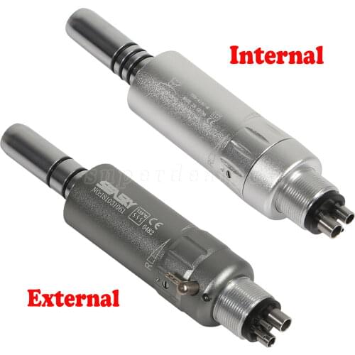 NSK Style Dental Slow Low Handpiece Air Motor Standard E-Type Connector 4Hole External/Inner Water Spray