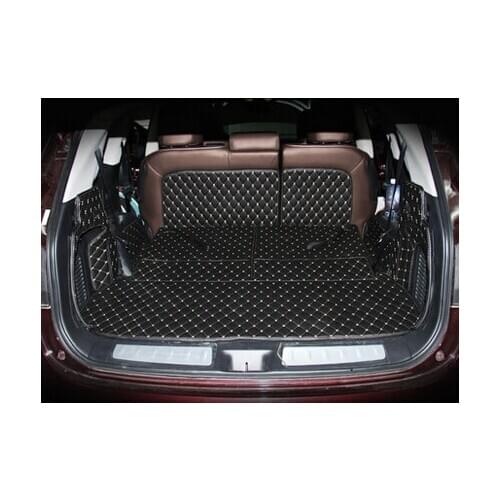 Top quality! Special trunk mats for Nissan Pathfinder 7seats waterproof boot carpets for Pathfinder -2013
