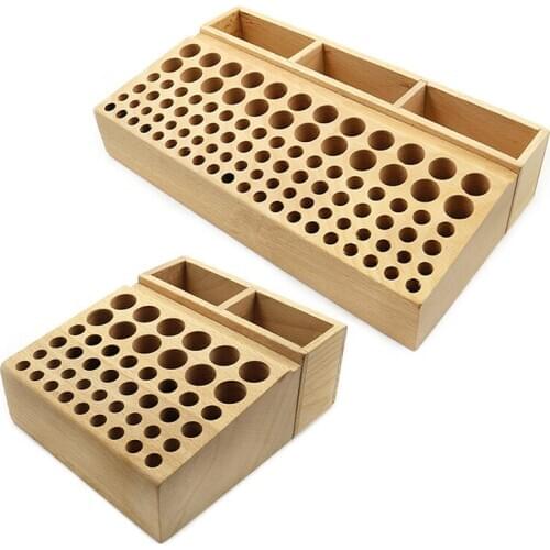DIY leather tool storage box punch diamond cutting leather carving printing tool rack multifunctional storage table 46/98 hole