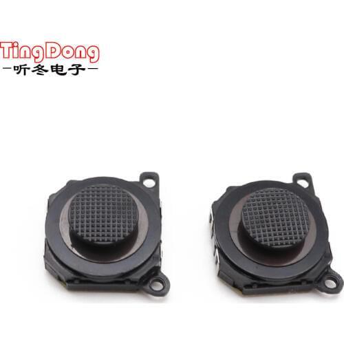TingDong10pcs Hight quality Replacement Parts Black 3D Button Analog Joystick for Sony for PSP1000 PSP 1000 PSP-1000 Console