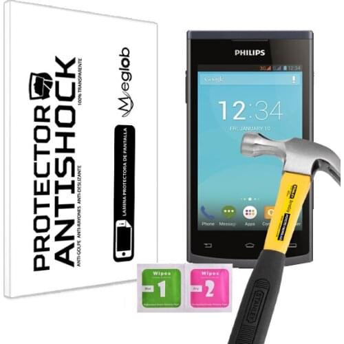Protector de Pantalla Anti-Shock Anti-Golpe Anti-arañazos Compatible con Philips S308
