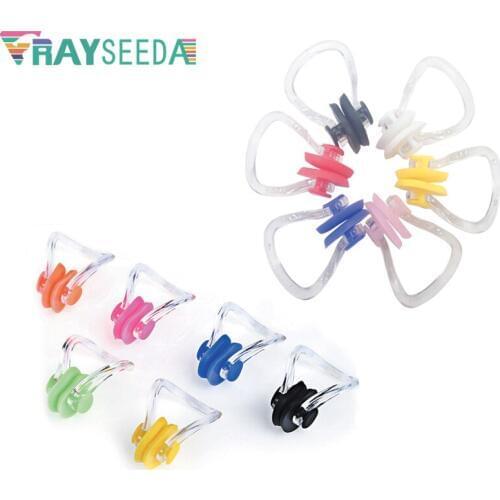 10PCS/Lot Silicone Swimming Nose Clip High Elastic For Kids Students Girls Learn Swimming Equipments Surfing Diving Accessories