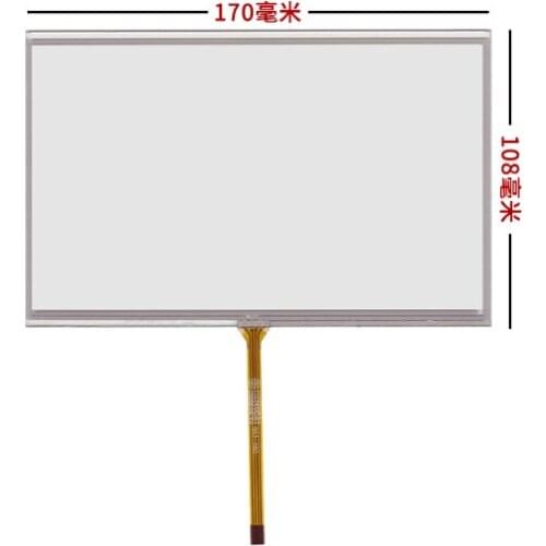 10pcs/lot New 7.4 inch touch screen 170*108 mm Resistive touch panel