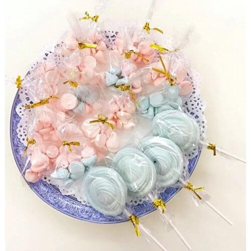 100Pcs Packaging Bags Transparent DIY Cookie Candy Bag For Wedding Birthday Party Gift Bag Lollipop Biscuit Baking Packaging Bag