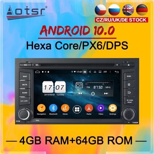 2 Din IPS Screen Android 10 DSP Car Multimedia Player For Seat Leon 2012 2013 2014- 2017 Navigation Audio Radio Stereo head unit