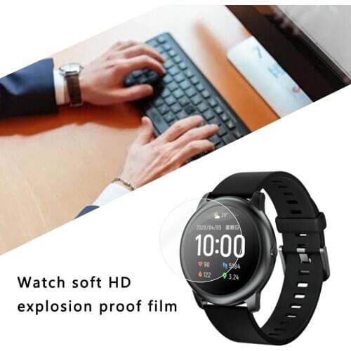 2020 Hot Haylou Solar LS05 Series Replacement Film For Smart Watches High-definition Explosion-proof Film 2pcs