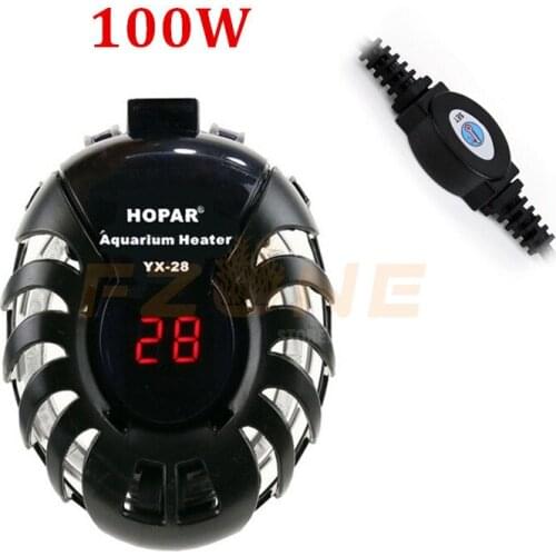 25-100W LED Digital Fish Tank Water Heater Automatic Thermostat Aquarium Temperature Controller For Fish Turtle Tank 10-75L