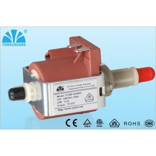 25W AC 220V Self Sucking Electromagnetic Pump for Water dispenser / Steam iron / Steam cleaning machine / coffee machine