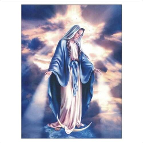Diamond Painting Virgin Mary Child Religion Jesus Christ DIY 5D Diamond Embroidery Mother Love Children Religious Gift T246
