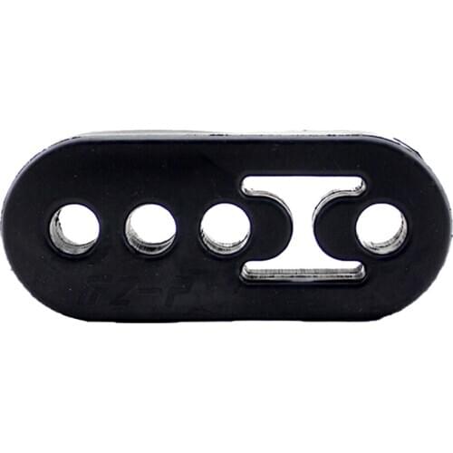 Car Exhaust Rubber Hanger Insulator Bracket Bushing Mount 4Holes 12mm (0.47inch) Hole Size Universal