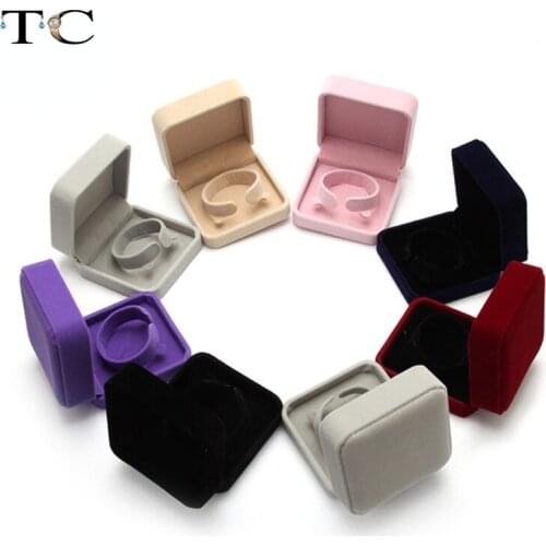 Multi Color Bangle Display Velvet Jewelry Storage Box Bracelet Necklace Pendant Box Bracelet Box Wholesale