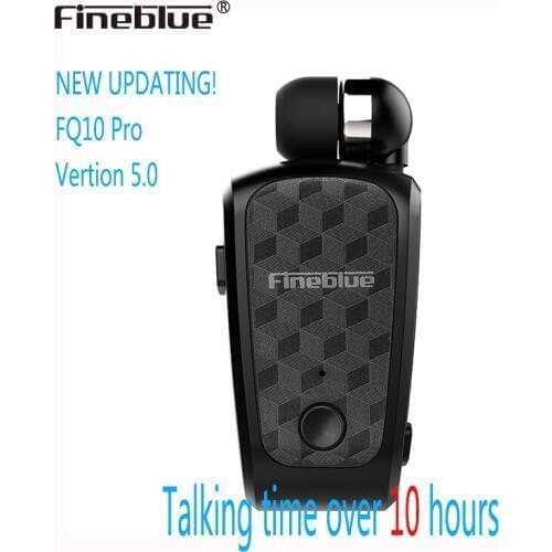 Bluetooth Earphone Retractable Sound-Earpieces Noise-Cancelling for Men Women Noise Cancel 10 hours talking FQ10 Pro