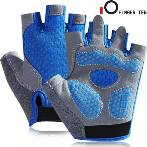 Kids Junior Boy Girl Cycling Gloves Half Finger Gel Padding Outdoor Rain Grip Hot Wet Bicycle Hand Glove 2-12 Drop Shipping