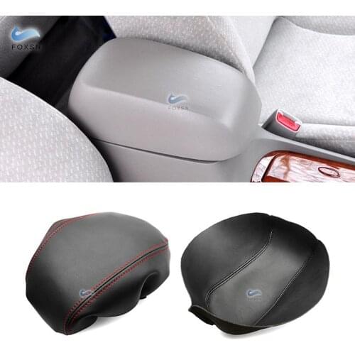 For Hyundai Sonata 2004 2005 2006 2007 2008 Microfiber Leather Interior Center Console Lid Armrest Pad Cover Trim