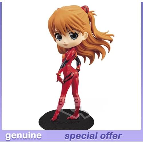 Original EVA Toy Action Figures Anime Asuka Langley Soryu Driving Suit Collectible Anime Figure PVC Figurine Statue 100% Genuine