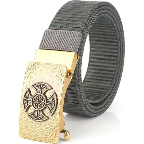Unisex canvas belt fashion casual nylon belt tide youth pants belt