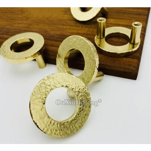 Exquisite 10PCS European Pure Brass Hammer Cabinet Handles Drawer Pulls Cupboard Wardrobe TV Wine Cabinet Pulls Handles & Knobs
