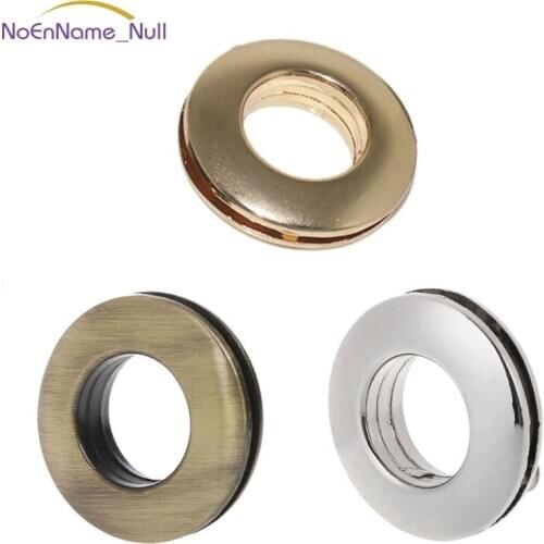 Round Shape Eyelet Metal Ring with Screw For Handbag Purse Shoulder Bag Parts Accessory JUL29