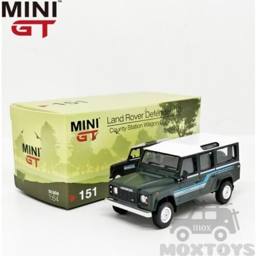 MINI GT 1:64 Land Rover Defender 110 1985 Diecast Model Car
