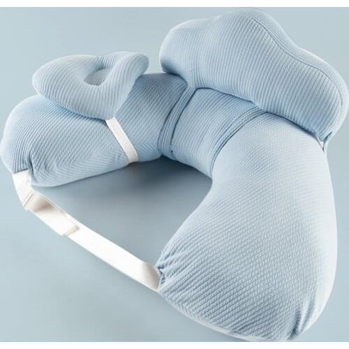 Newborn Nursing Pillow Baby Maternity Breastfeeding Multifunction Adjustable Waist Cushion Infant Feeding Layered Washable Cover