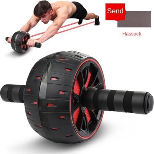 New Fitness Abdomen Abdominal Muscle Wheel Roller Fitness Non-slip Mute Equipment Sports Men and Women To Lose Weight