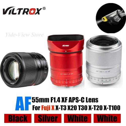 Viltrox 56mm F1.4 XF Lens For Fuji X Mount Large Aperture AF Portrait Lens For Fujifilm Cameras XT3 XT30 XT2 X-PRO3 X-E3 XT4