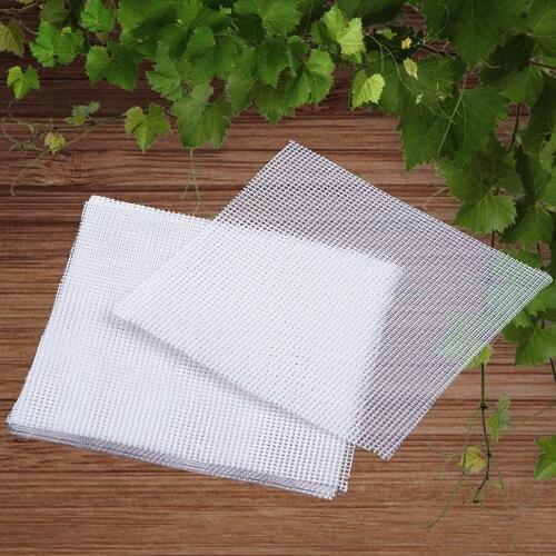 10pcs Plastic Flower Pot Mesh Pad Bottom Grid Mat Prevent Soil Loss Leak-proof Pad Anti-corrosion Breathable Net
