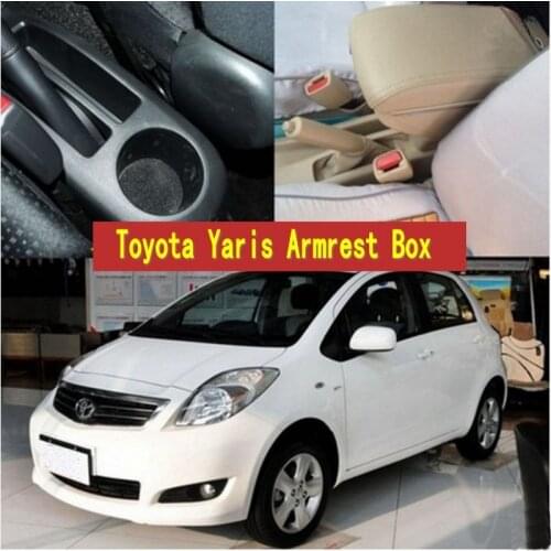 For Yaris armrest box central Store content Storage Vios armrest box