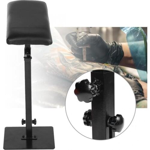 63-95 cm Adjustable Height Leg Stool Tattoo Nail Art Armrest Salon Barber Chairs Makeup Armrest Desk Height Stool Rest Cushion