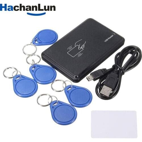 HachanLun RFID 125KHz EM4305 T5577 Key Card USB Reader Duplicator Writer Copier Programmer Smart Security Access Control Cloner