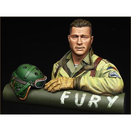 Assembly Unpainted Scale 1/10 Tank Commander peter bust figure Historical Resin Model