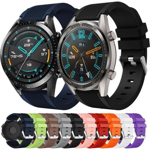 GT2 Pro Straps Silicone Watchband for Huawei Watch GT 2 42 46mm/GT 2e/HONOR Magic2 Band Sport Bracelet 20 22MM Wristband Correa