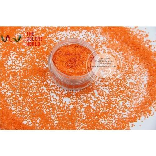 TCH305 1.0 MM Size 040 Solvent Resistant Mate Colors Hexagon shape glitter for nail polish,nail art or other DIY decoration