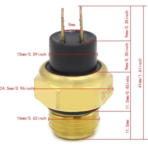 Radiator Fan Thermo Switch For Benelli QJ BJ300 BJ250 BJ600GS BN600 TNT600 STELS600 TNT250 TNT300 STELS300 RKX300 BN302 STELS600