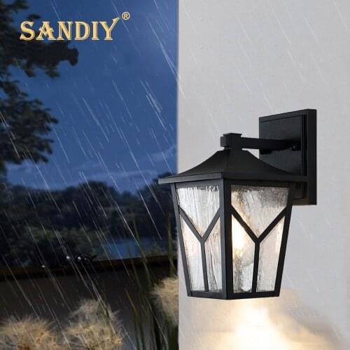 Outdoor wall light europe villa retro sconce lamp E27 waterproof exterior garden doorway light vintage porch lamp AC85-265V
