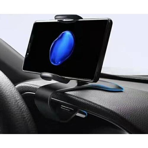 Universal 360 Degree Rotatable Car Phone GPS Holder Auto Dashboard Mount Holder Black ABS Plastic Car Phone Stand