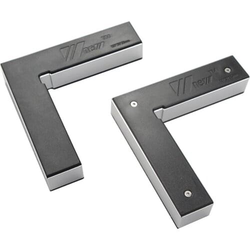 2Pc/Set Aluminium Alloy 90 Degree Positioning Squares Right Angle Clamps L Block Square Woodworking Carpenter Tool