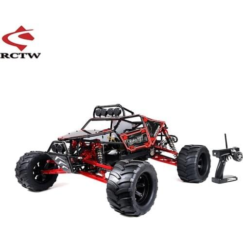 45CC Gas Engine Wide Big Foot Climbing Racing Car 2WD RC Monster Truck for Rovan ROFUN Baja 5TS-MAX with BAJA-MAX Conversion Kit