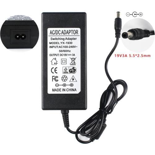 19V3A 5.5*2.5mm AC Adapter for JBL Xtreme Music Drum Charger (no Power Cord)