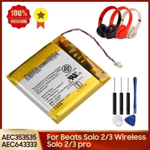 100% Original Battery AEC353535 for Beats Solo 2.0 3.0 Replacement Beats Solo3 Wireless Battery Quality Product 350mAh