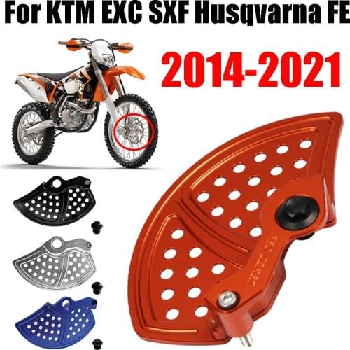 Motorcycle Front Brake Disc Guard Protector Cover For KTM Husqvarna 125 200 250 300 350 450 500 525 530 400 EXC SXF FE 2014-2020
