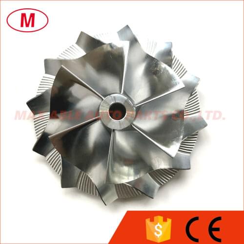 HX40/HE351 4035879 59.96/85.98mm 7+7 blades Performance Turbo Billet compressor wheel/Aluminum 2618/Turbocharger Milling wheel