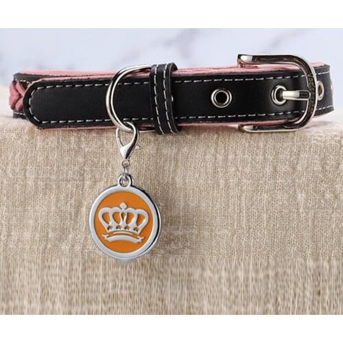 1pc Personalized Cat ID Tag Free Engraving For Kitten Collar Pet Charm Name Pendant Necklace Accessory