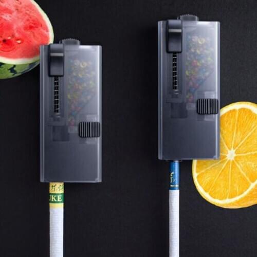 Cigarettes Bead Box Simple Portable Cigarette Filter Capsule Box 100pcs Mixed Bursting Beads Fruit Flavor