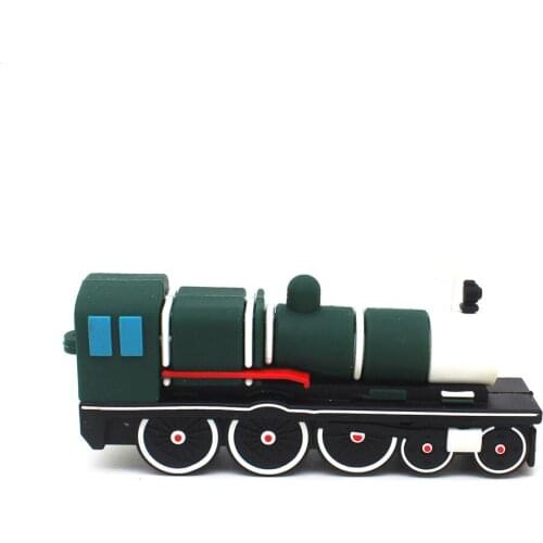 Mini Locomotive Model Pendrive USB Flash Drive 4GB 8GB 16GB 32GB Pen Drive Train 64GB 128GB Memoria Stick U Disk Cle