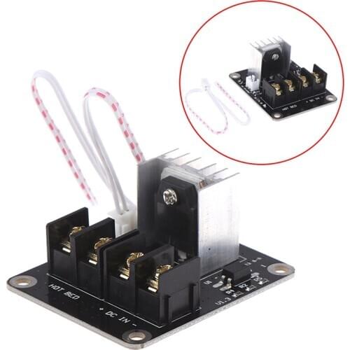 3D Printer Hotbed MOSFET Expansion Module Inc 2pin Lead Anet A8 A6 A2 Compatible 3D Printer Parts Black