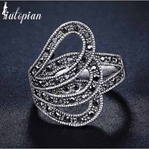 Iutopian Brand New Arrival Hollow Design Butterfly Wings Ring Anti Allergy High Quality for Women #AA2639