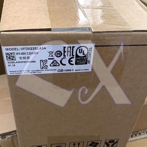 Full New Delta inverter AC 3-phase VFD007EL43A VFD015EL43A VFD022EL43A VFD037EL43A VFD040EL43W