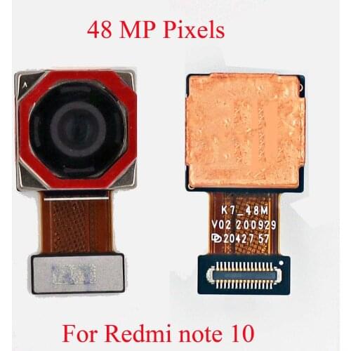 Original New Rear Back Camera for Xiaomi Redmi note 10 Big Main Back View Camera Module Flex Cable Replacement Parts